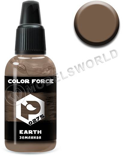 Акриловая краска Pacific88 Aero Землянная (Earth), 18 мл - фото 1