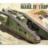 Склеиваемая пластиковая модель Британский тяжелый танк Mk.V  Male Tadpole. Масштаб 1:35