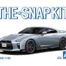 Склеиваемая пластиковая модель SNAPKIT Nissan GT-R (Ultimate Metal Silver) . Масштаб 1:32