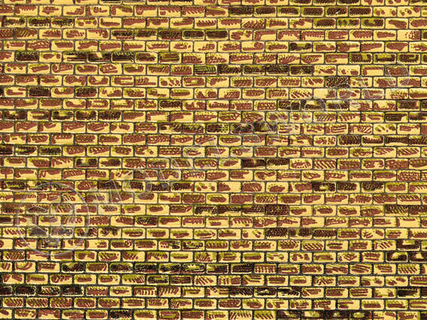 Каменная стена, желтая, 22х10 см - фото 1